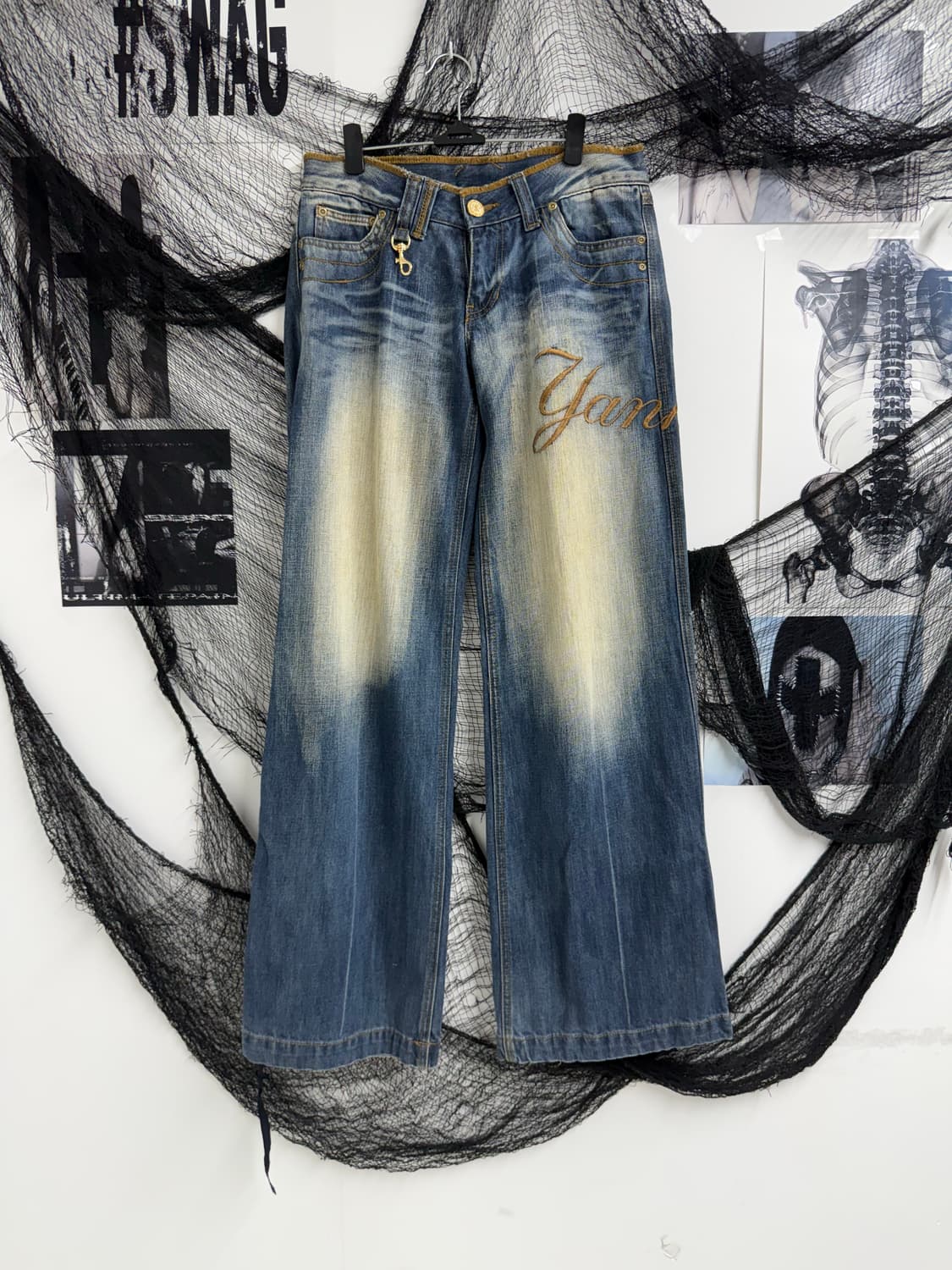 00s embriodery detail jeans 상품이미지1