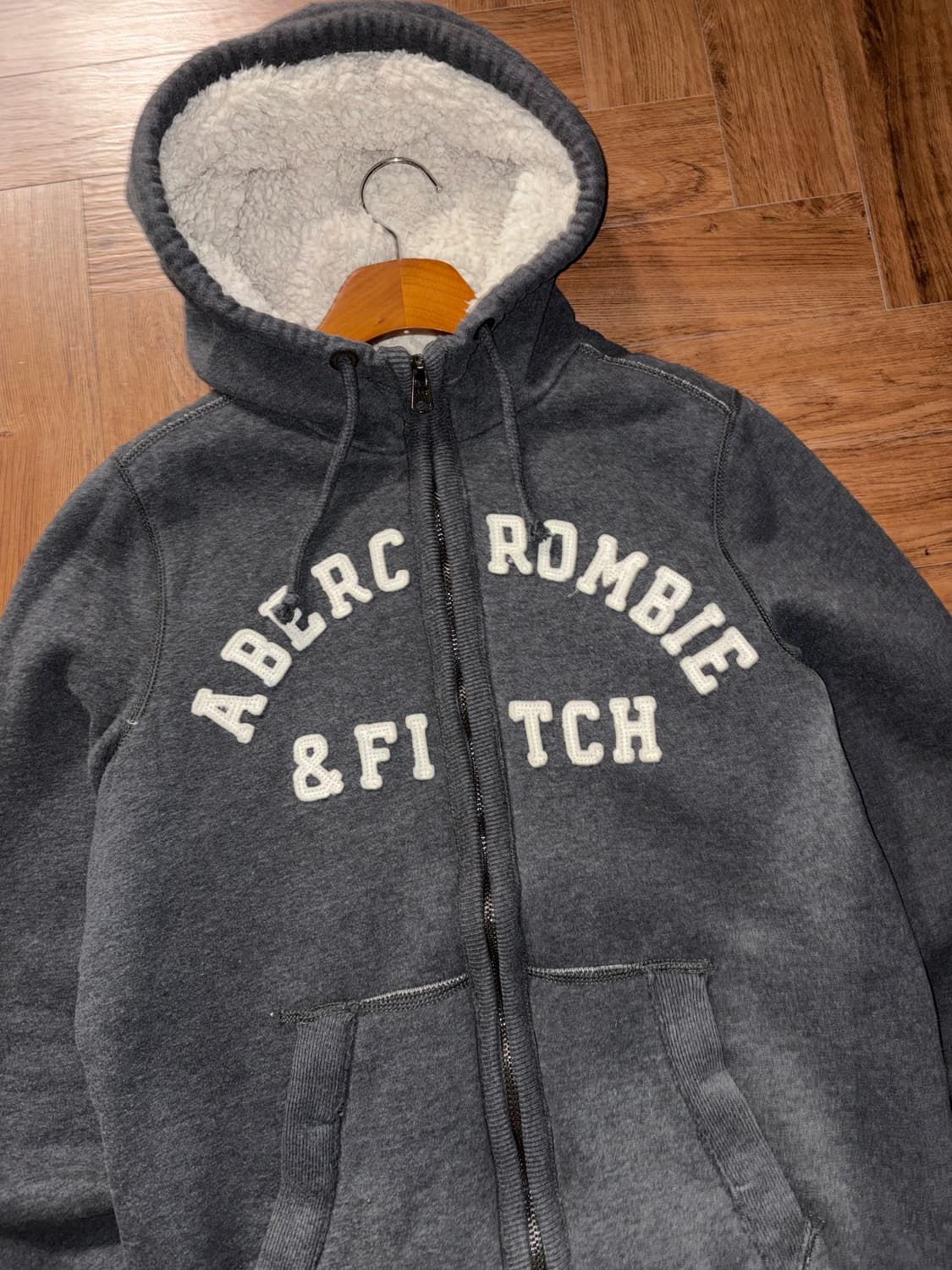 아베크롬비 양털 후드집업 상품이미지6