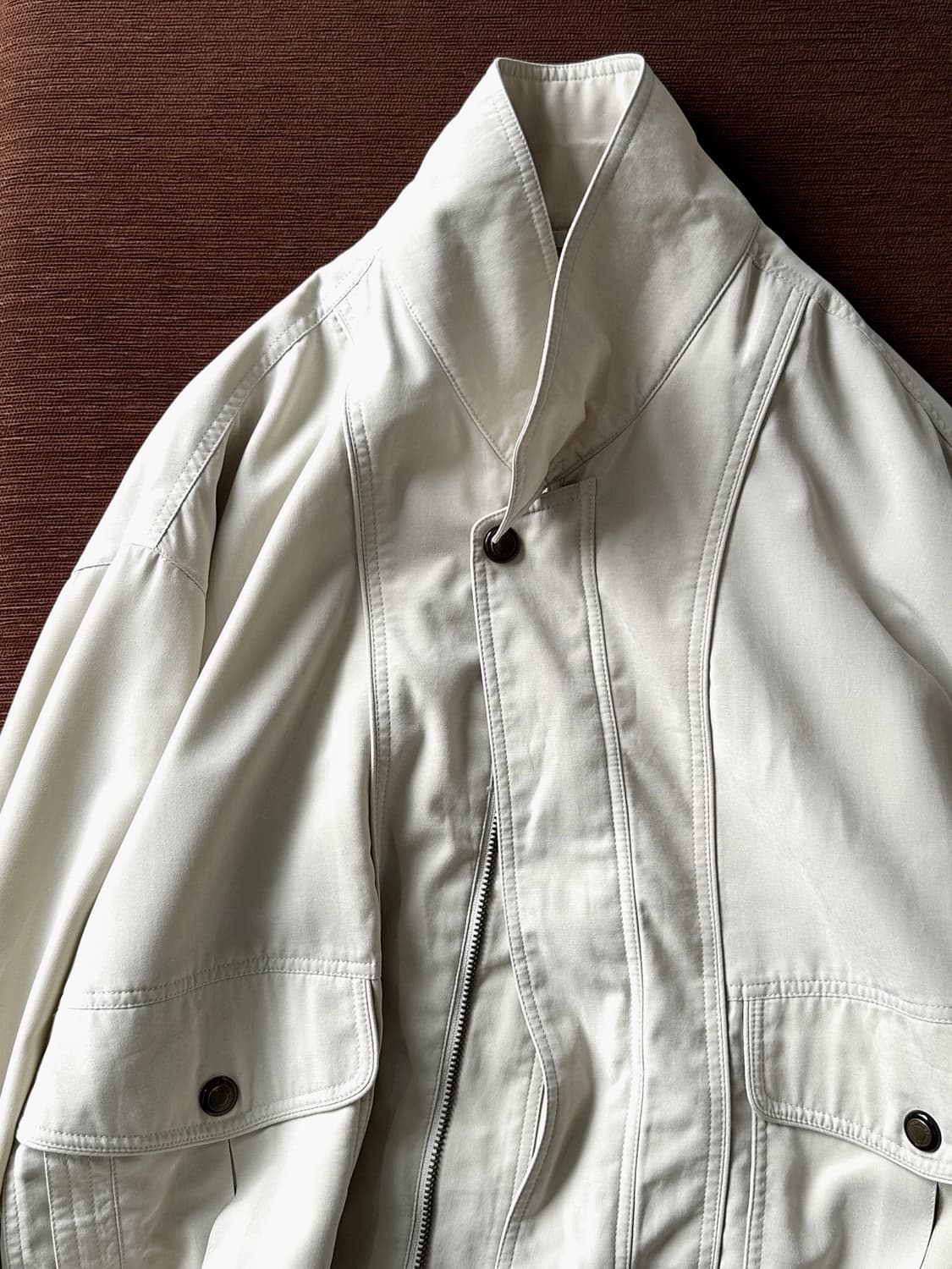 High count poly volume blouson 상품이미지3