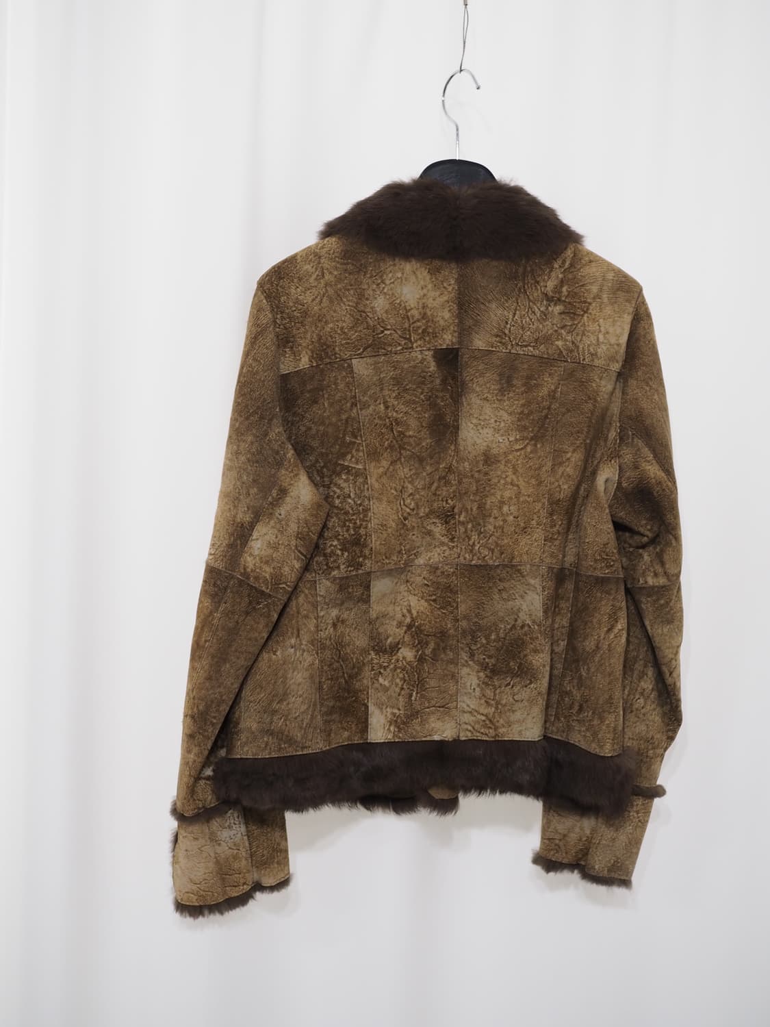 GERVE rabbit fur leather jacket  상품이미지6