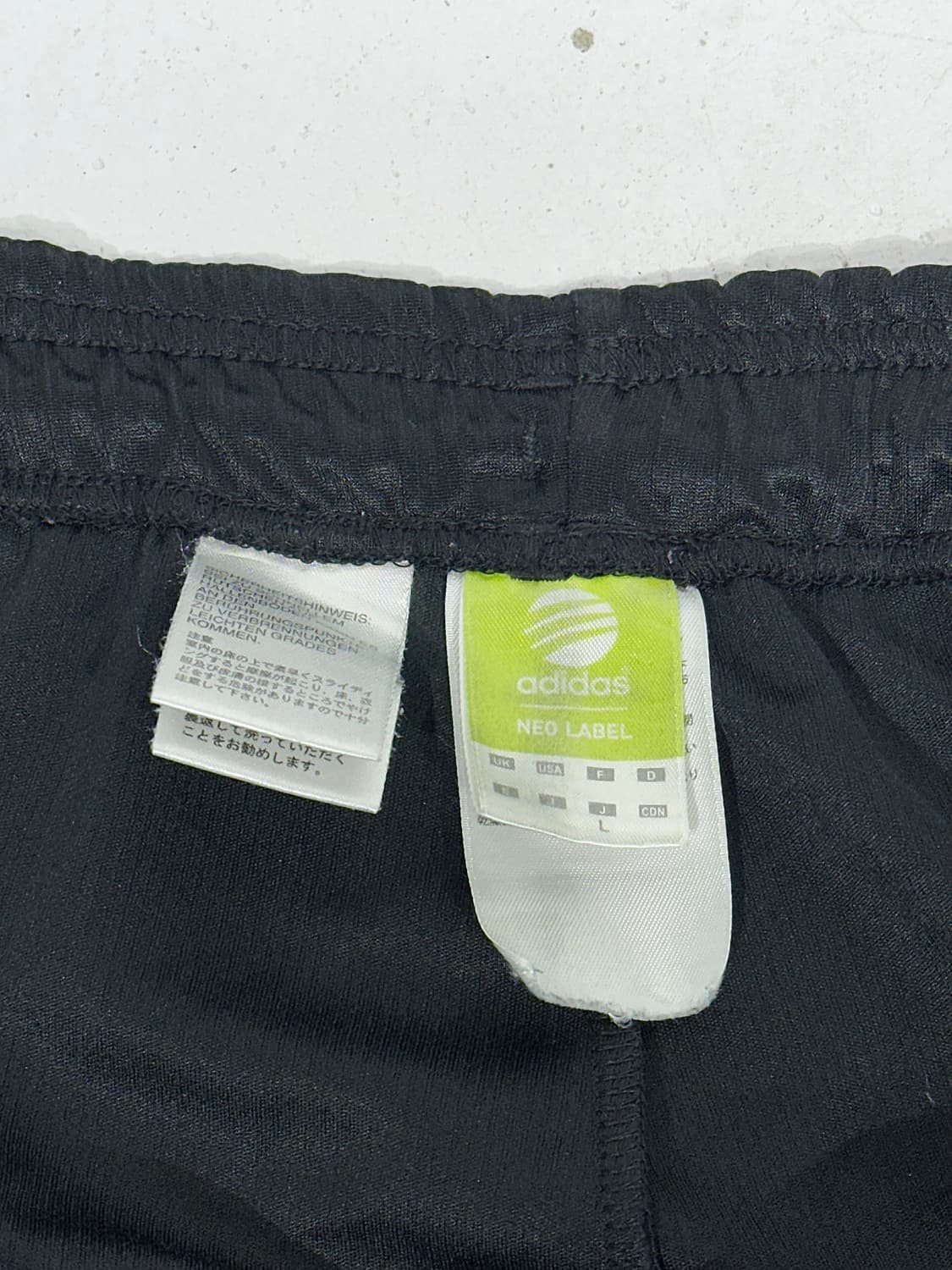 아디다스 블랙 골드 스펠아웃 삼선 와이드 팬츠 L 상품이미지7