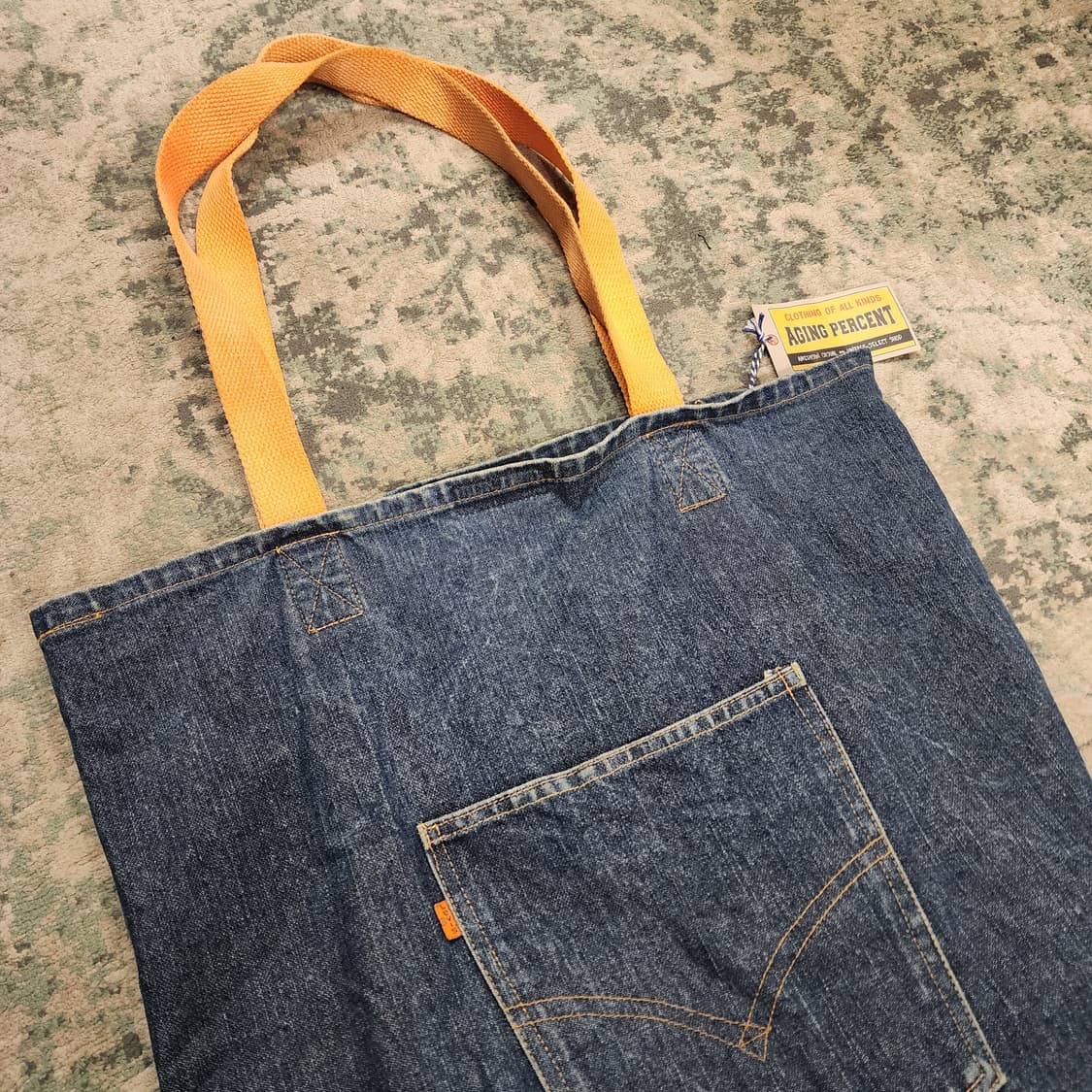리바이스 오렌지탭 커스텀 데님토트백 상품이미지3