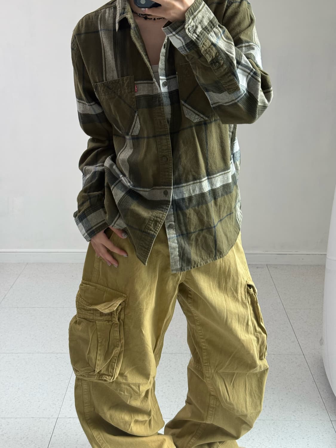 Hco 카키 베이키 카고팬츠 상품이미지5