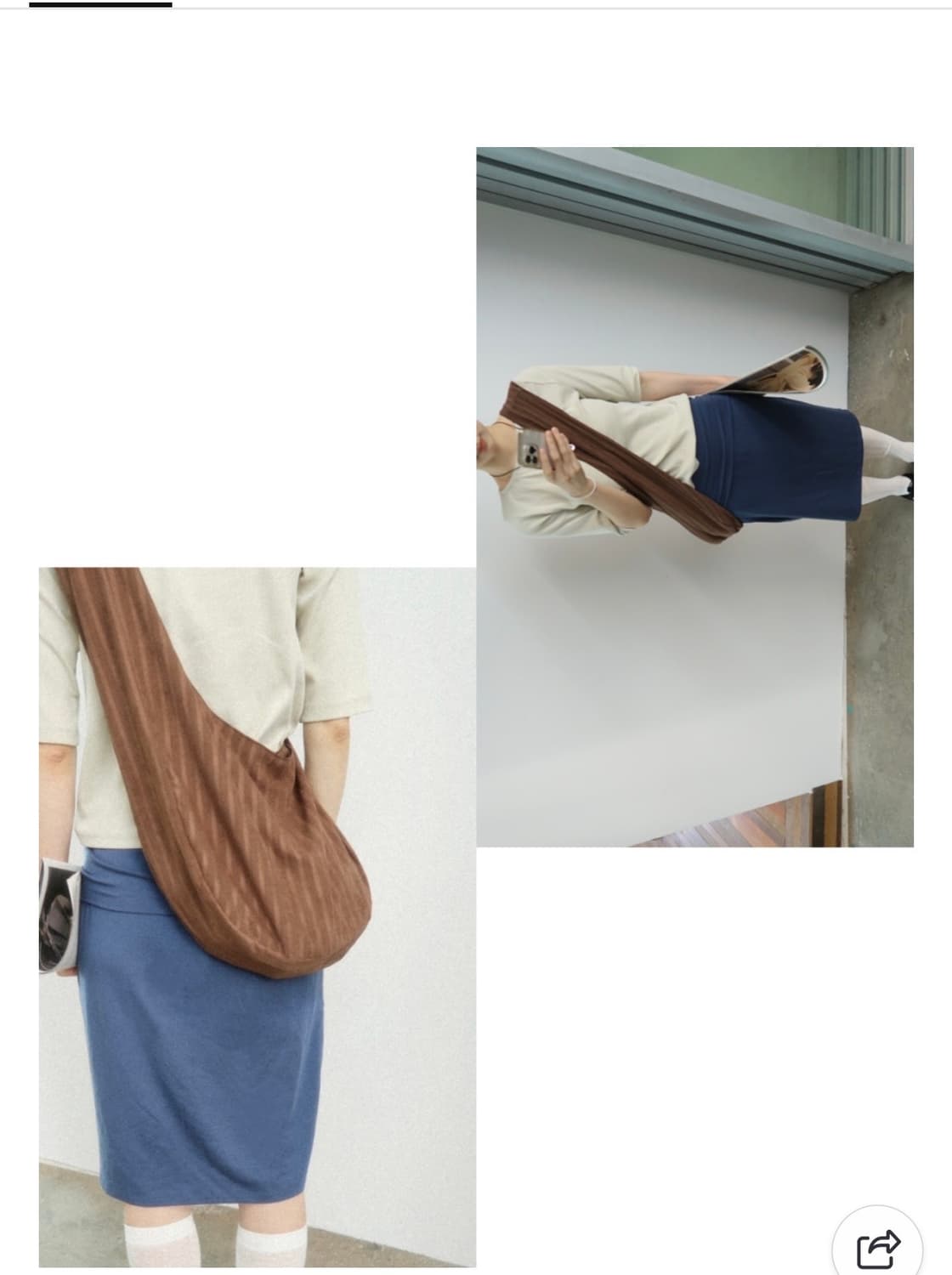 뮤로우 LULU STRIPE BAG 상품이미지2