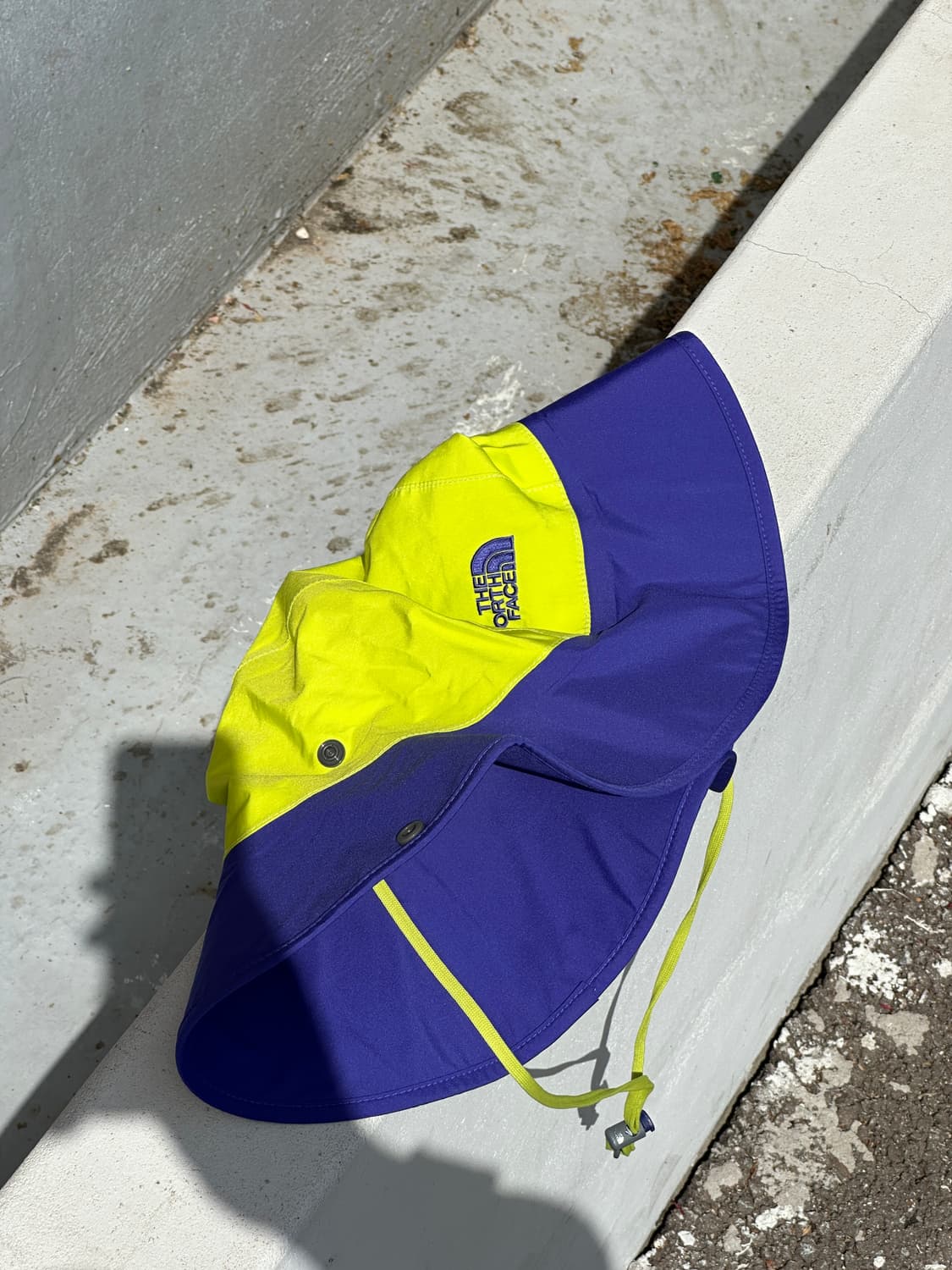 [M-L] 노스페이스 로고 형광 네이비 고어텍스 정글모 부니햇 모자 상품이미지7