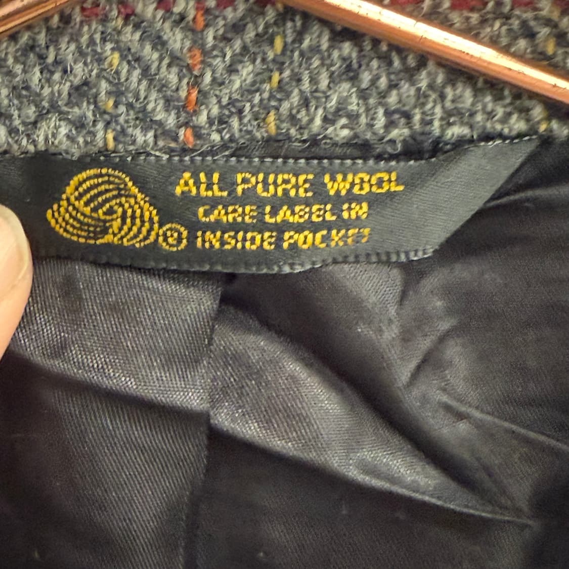 Made usa 헤링본 all pure wool 자켓 상품이미지2