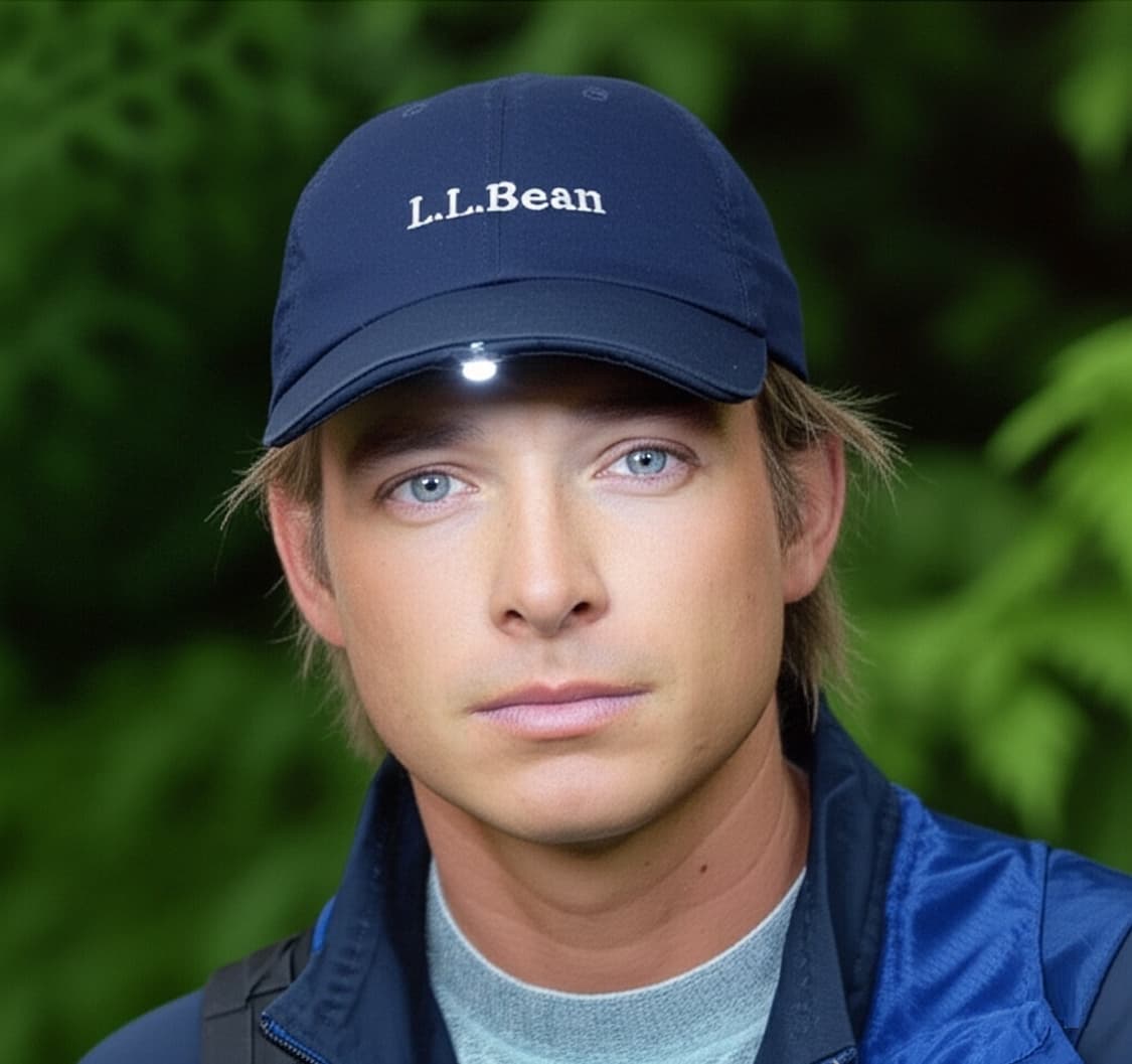 LL BEAN 엘엘빈 클래식 빈티지 피싱 라이트 낚시 네이비 볼캡 모자입 상품이미지2