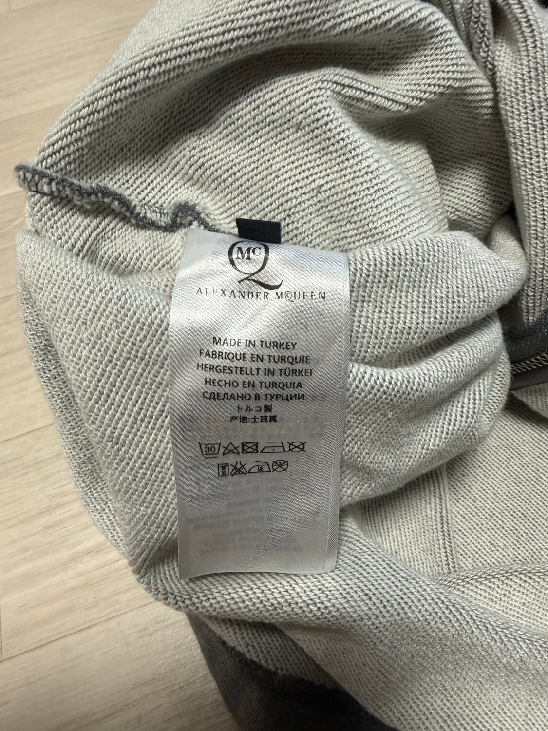 알렉산더 맥퀸 후디 집업 xl 상품이미지3