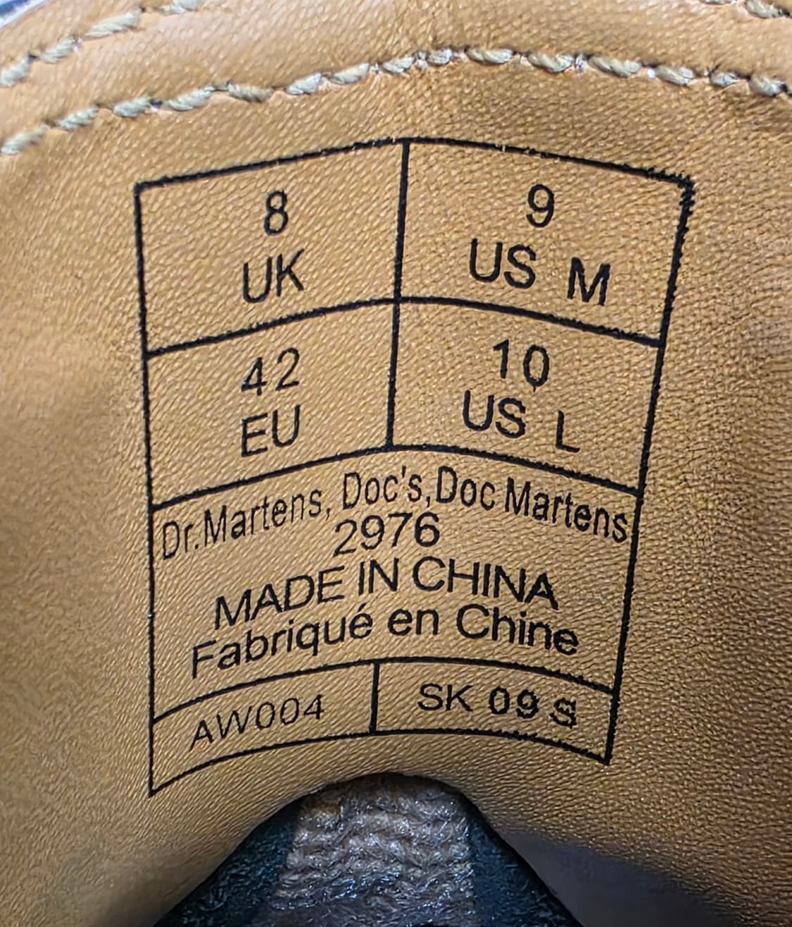 닥터마틴 270 스무스 레더 2976 첼시부츠 SE18 상품이미지8