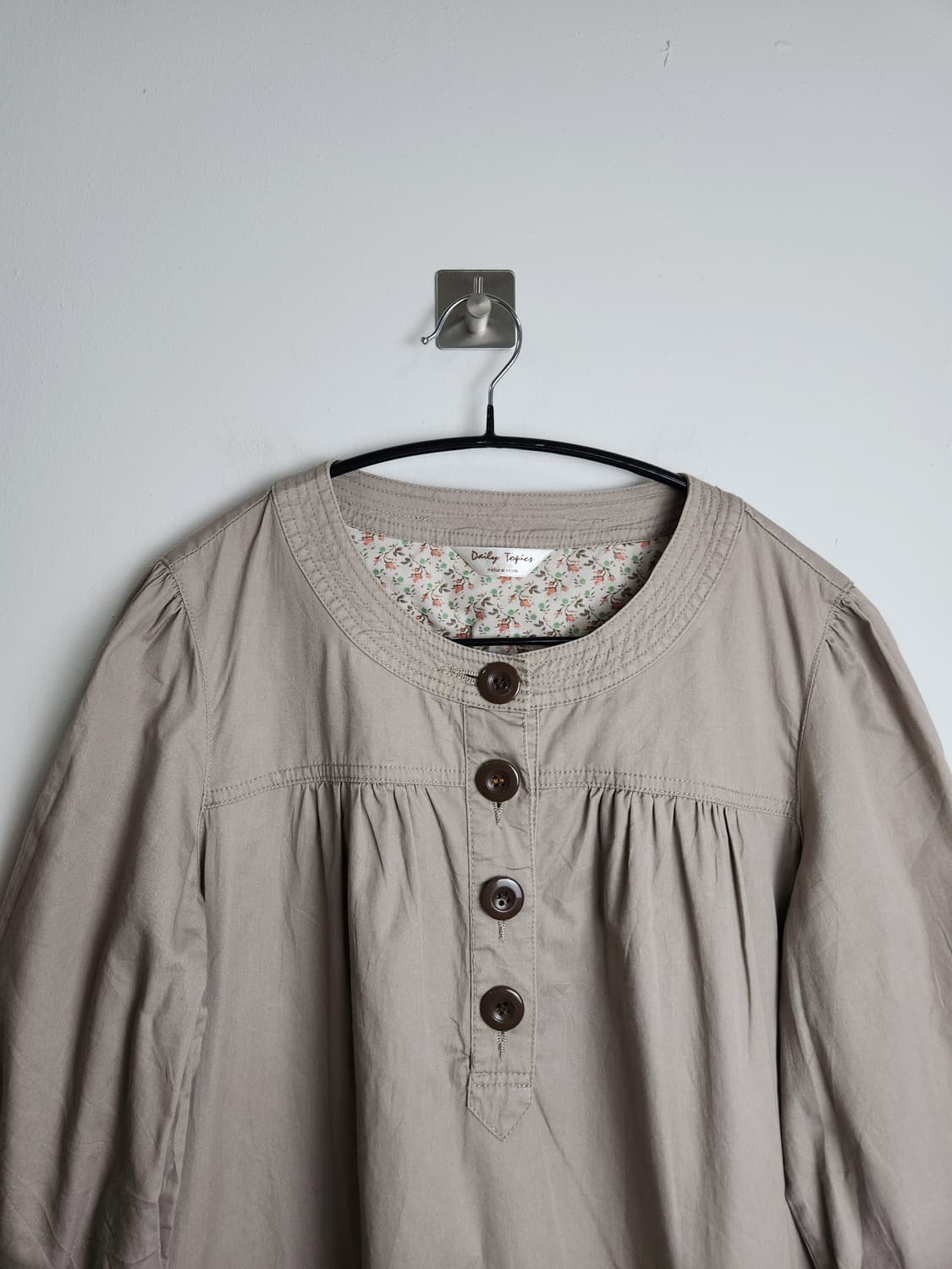 셔링 롱 블라우스 상품이미지5