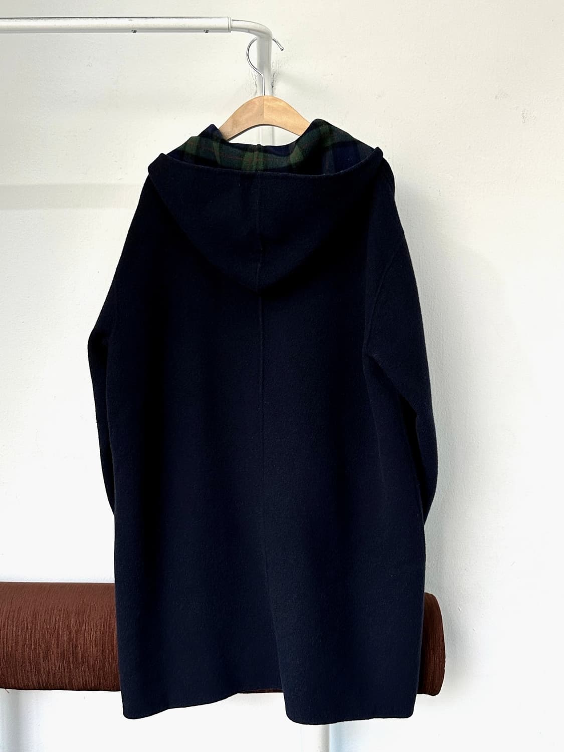 Mild felted wool hooded duffle coat 상품이미지9