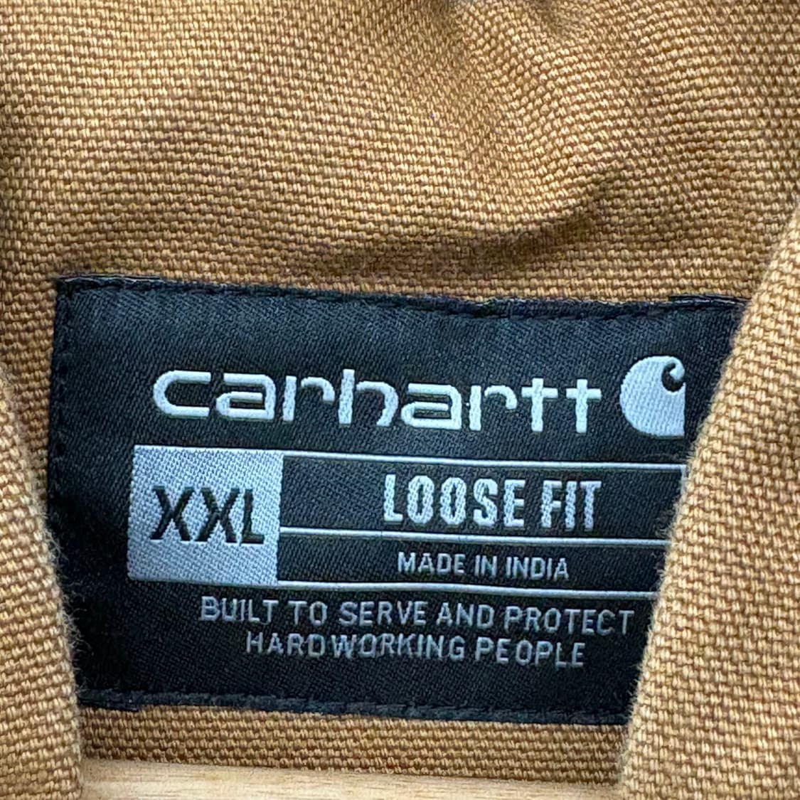 칼하트 브라운 후드 워크 자켓 남/XXL 상품이미지4