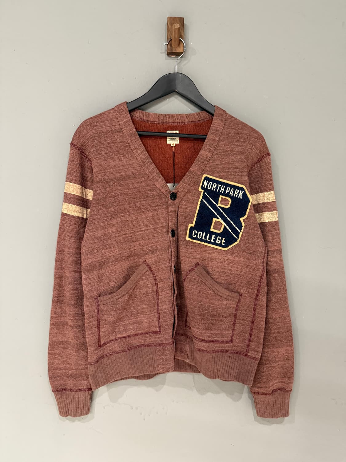 stitch detail line point cardigan 상품이미지5