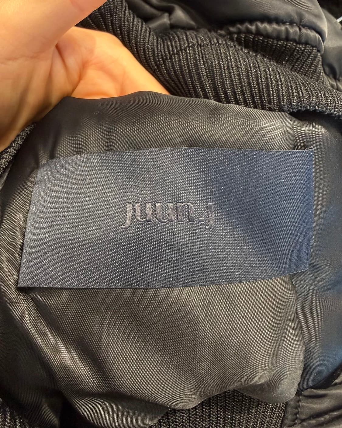 준지 블랙 디테쳐블 램셜링 MA-1 자켓 상품이미지8