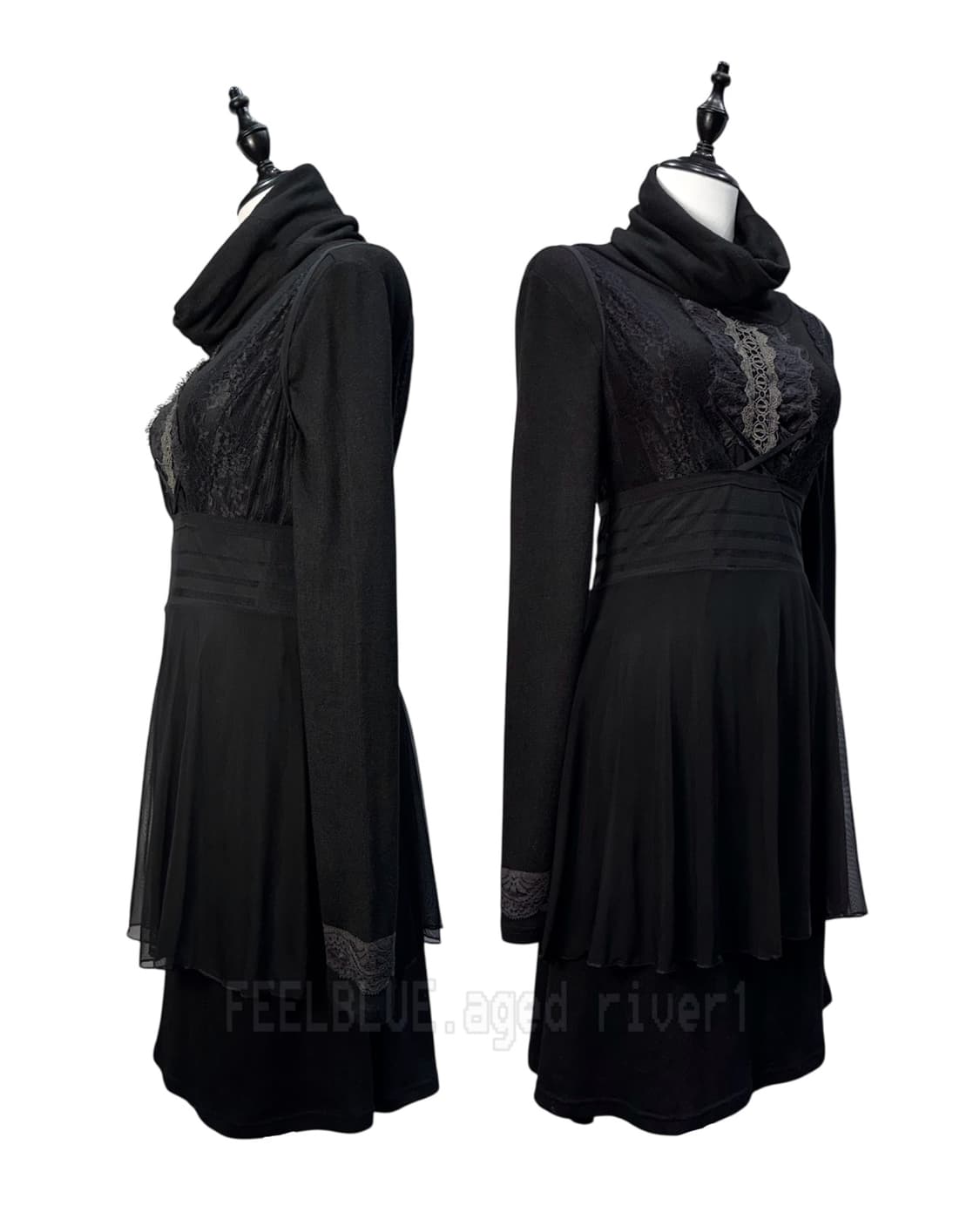 Slip Dress, OZZ ON,Fur jacket 3pcs Set 상품이미지6