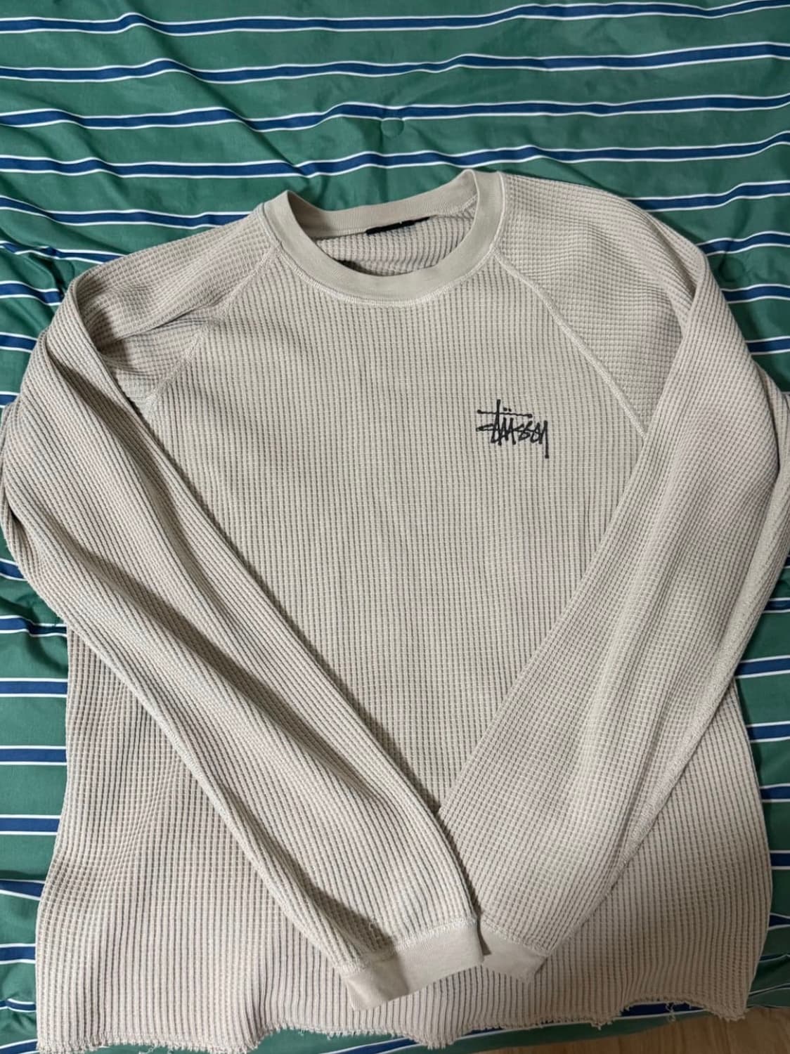 스투시 래글런 써멀 롱슬리브 크루 본 상품이미지1