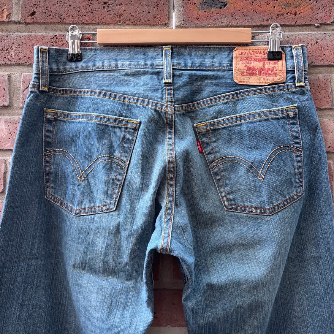 00s 리바이스 Levi’s 527 로우 부츠컷 데님 팬츠 상품이미지8