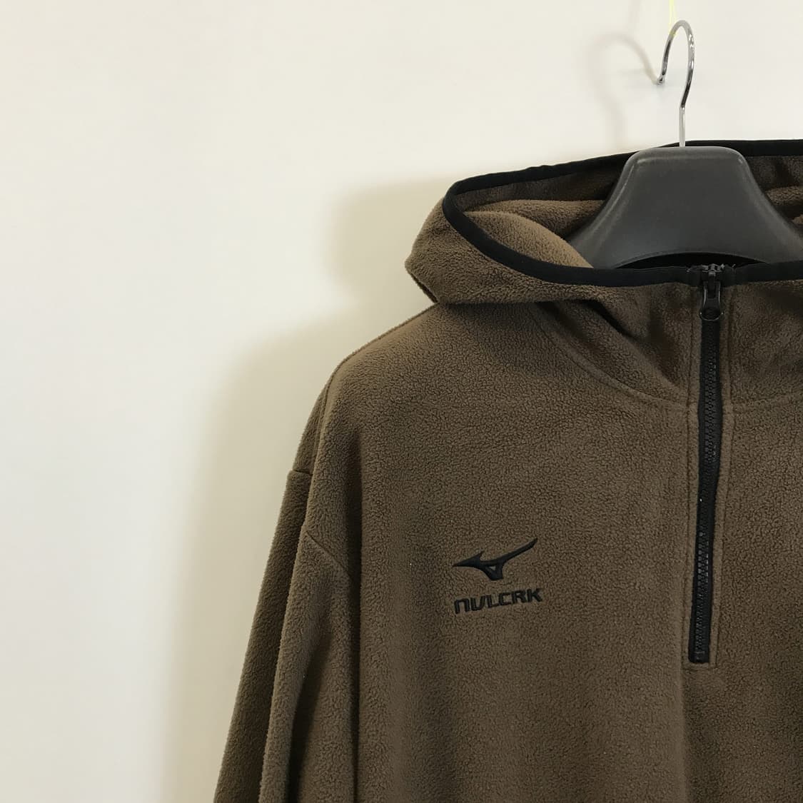미즈노 x 니벨크랙 플리스 후드집업 브라운 [XL] 상품이미지2