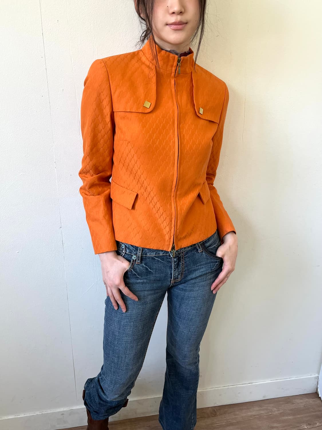 00‘s VALENTINO 자카드 자켓 상품이미지6