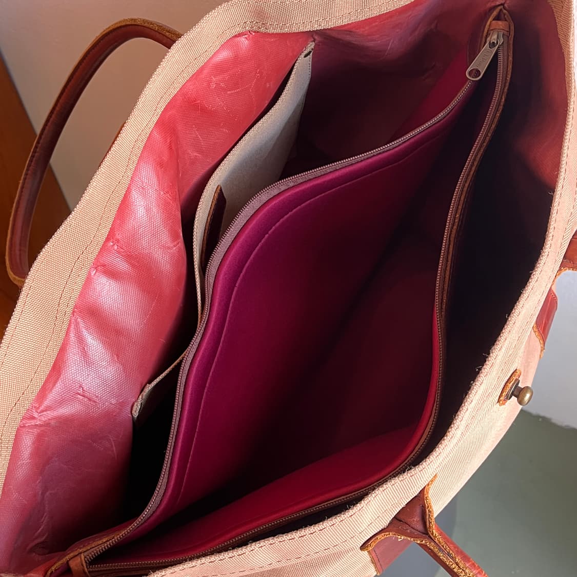 L.L.Bean Signature Leather trim Bag 상품이미지9