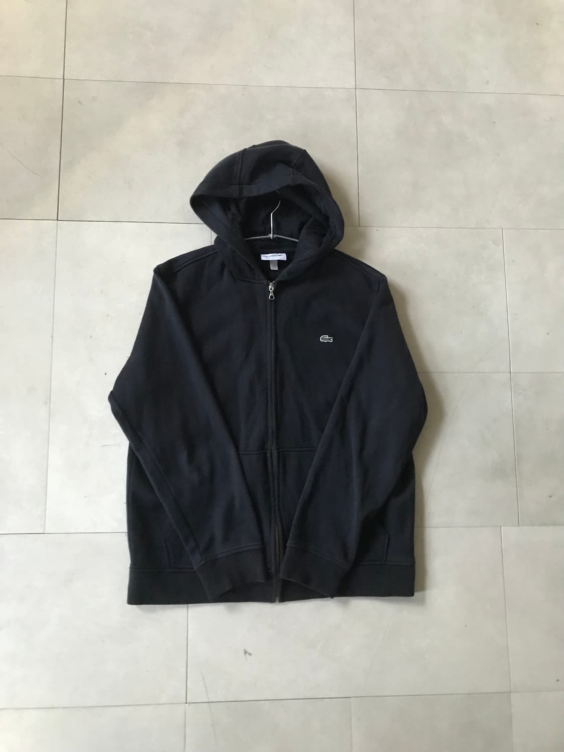라코스테 블랙 후드집업 상품이미지6