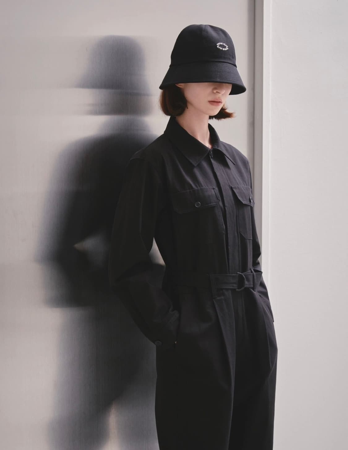 아비에무아 옥스포드 버킷햇 블랙 새상품 상품이미지6