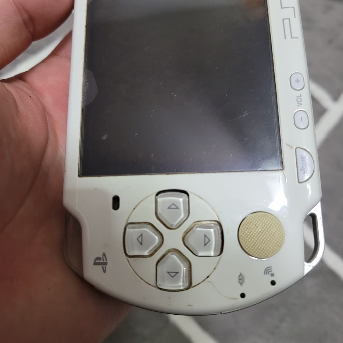 소니 PSP2005번 흰색 게임기 부품용 상품이미지3