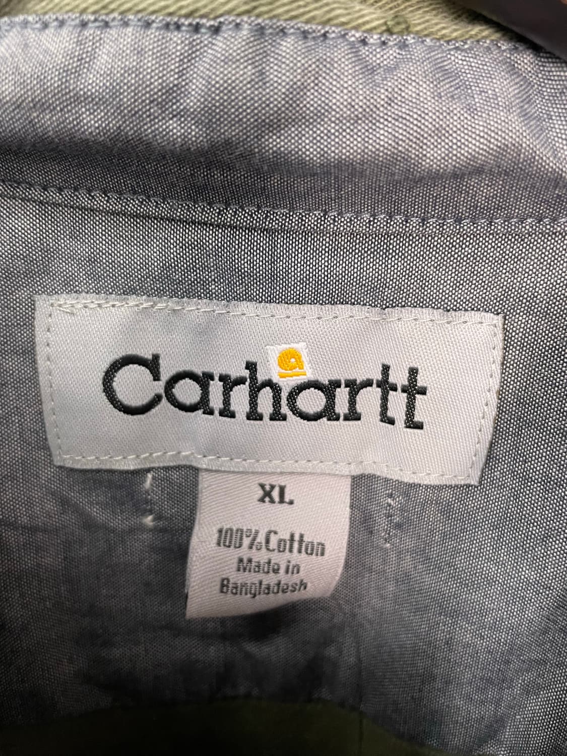 칼하트 그린 투포켓 반팔 셔츠 H2455 상품이미지5