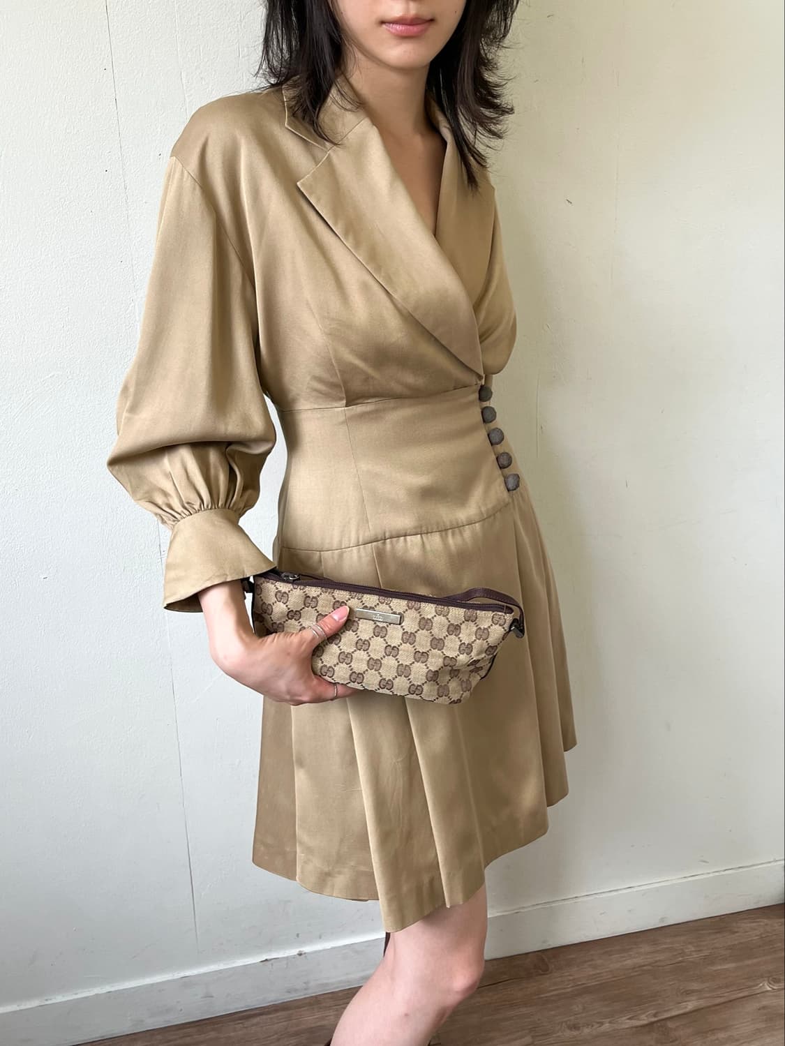 GUCCI GG 로고 캔버스 숄더백 상품이미지8