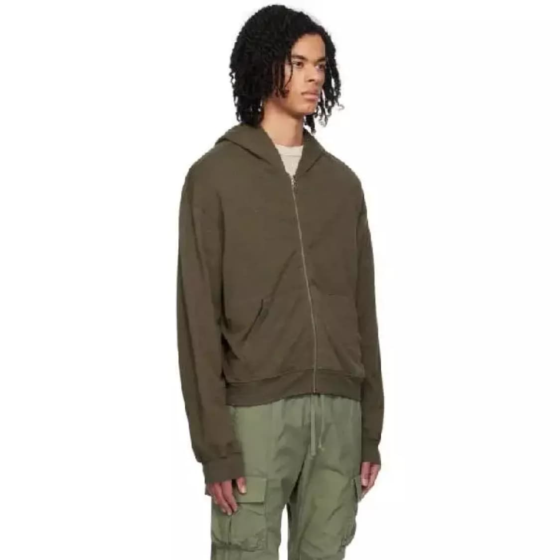 1) 존 엘리엇 john elliott 후드 집업 브라운 상품이미지5