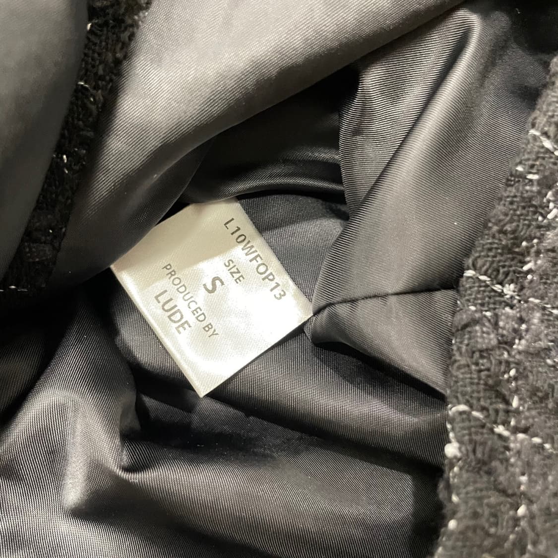 [S](새상품)루드 트위드 원피스 상품이미지6