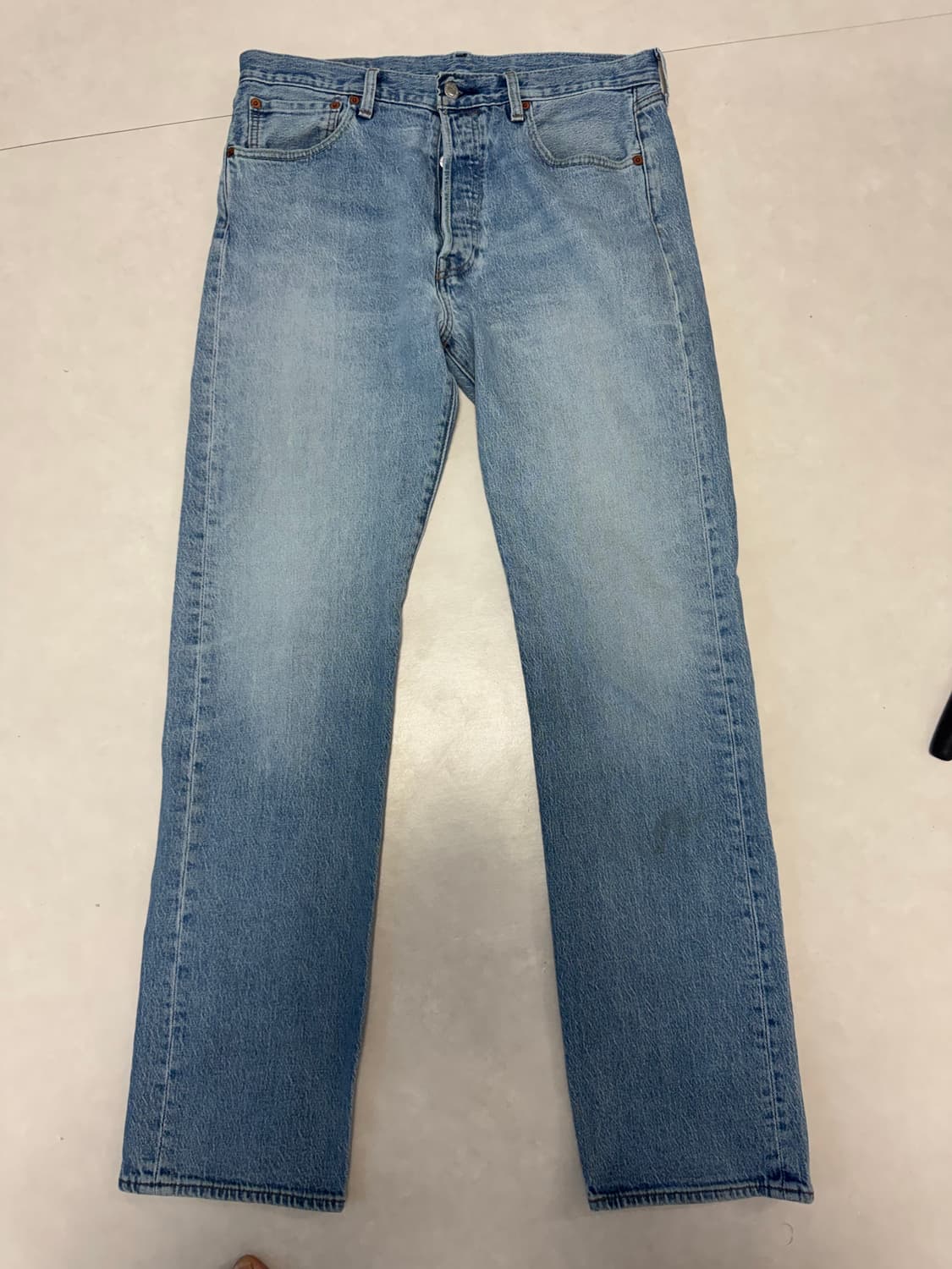 리바이스 501 오리지널핏 W34 워터리스 라이트블루 상품이미지1