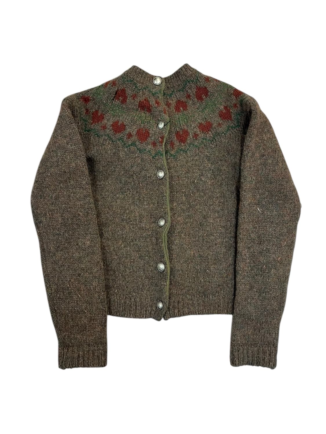 빈티지 패턴 가디건 브라운 #csz2570 상품이미지3