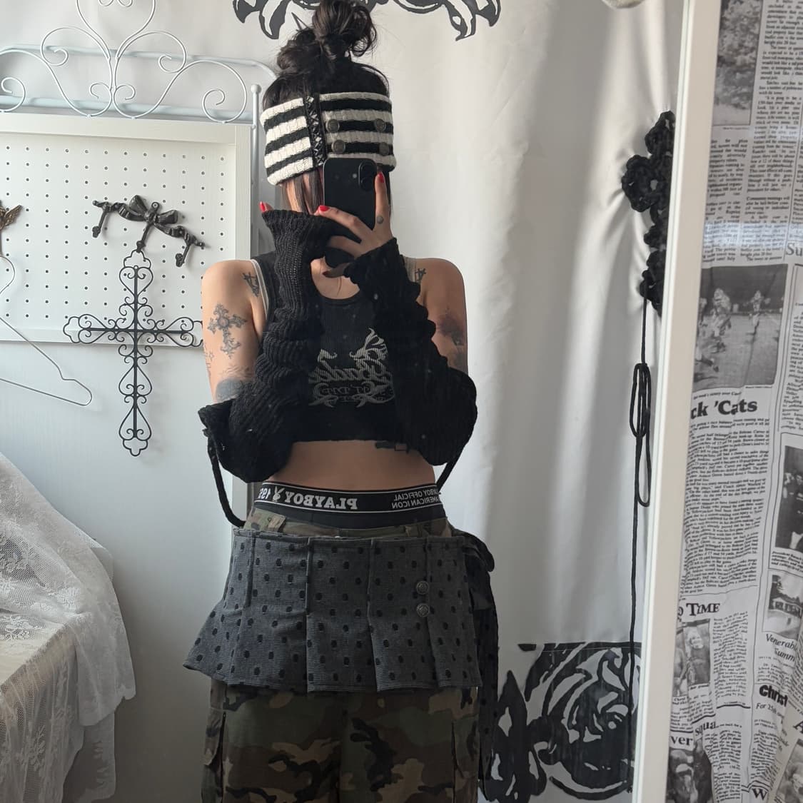 • Stripes Napoleon Burton hairband 상품이미지5