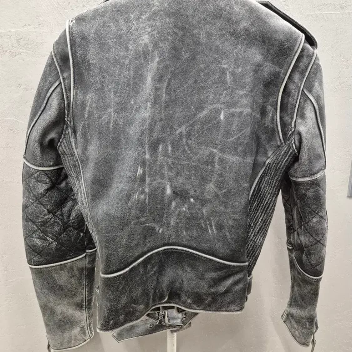ITLEATHER 빈티지 레더 자켓 100 상품이미지3
