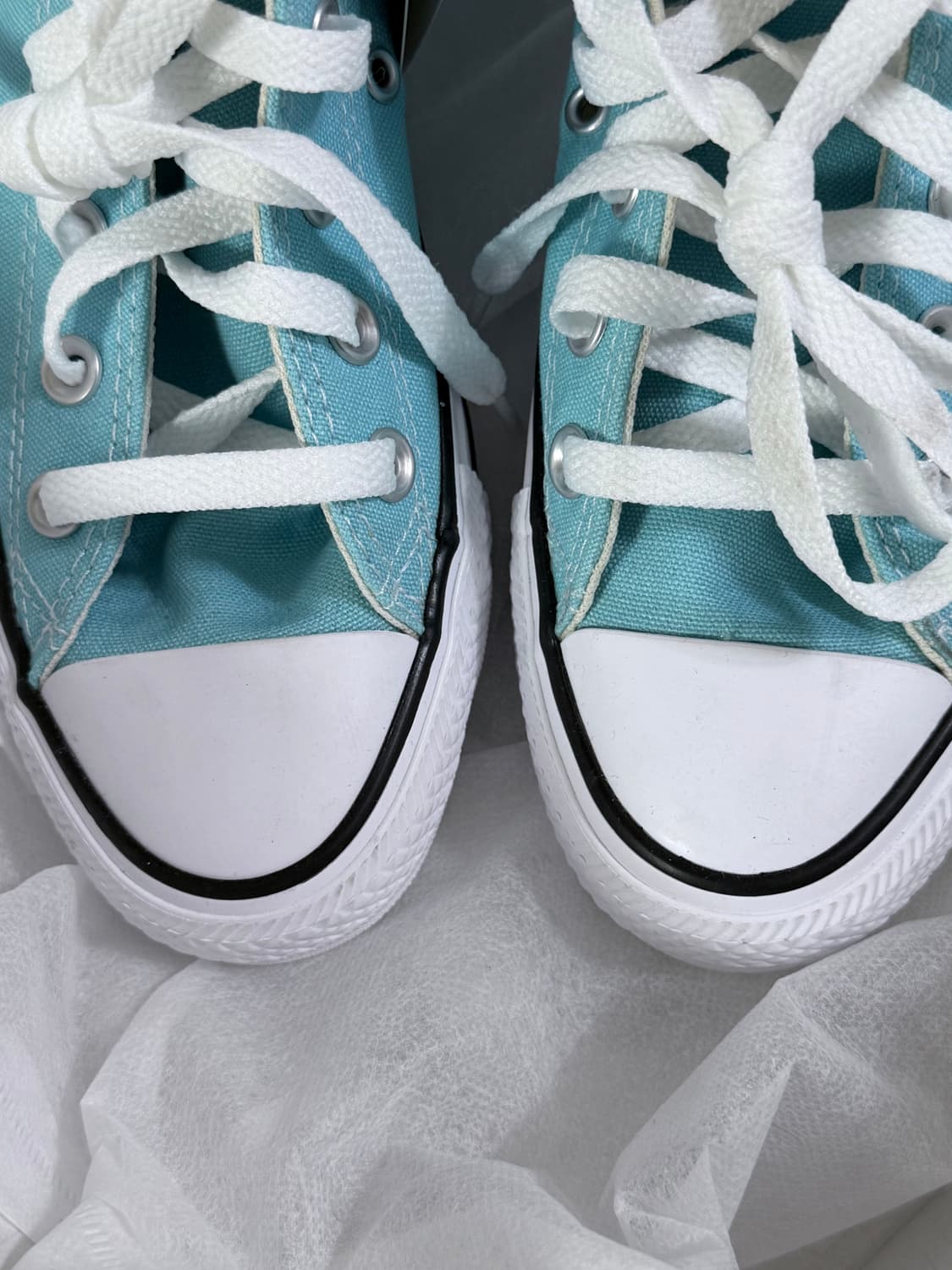 (225사이즈)컨버스 척 테일러 올스타 하이 블루 게이즈 170799C 상품이미지4