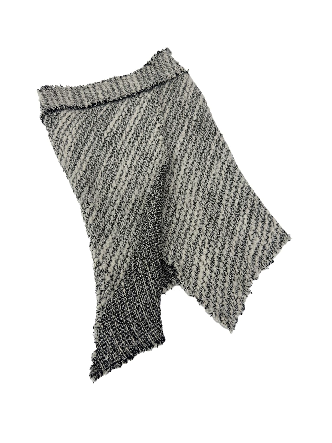 The First Tweed Asymmetric Hem Skirt/ 40 상품이미지3