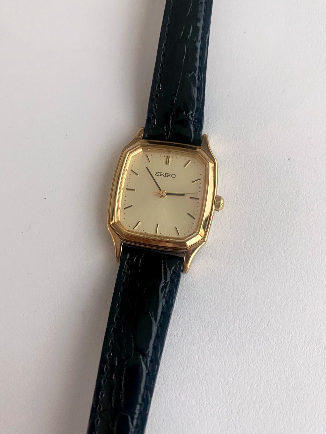 Seiko 스퀘어 골드 상품이미지3