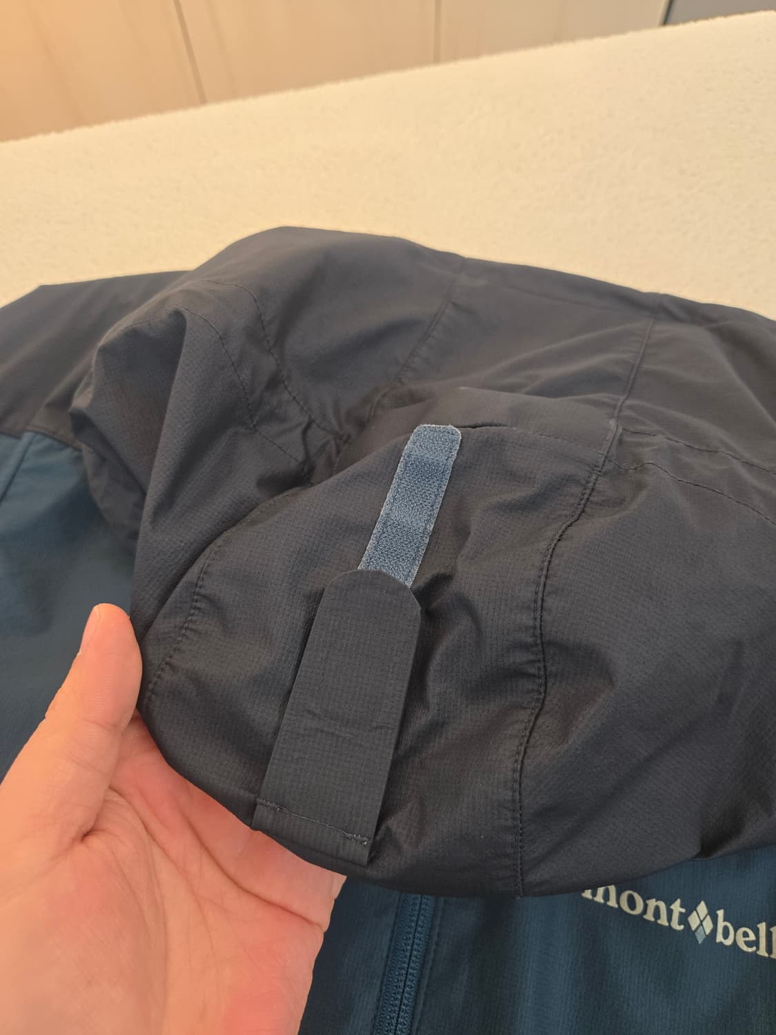 몽벨 바람막이 후드 자켓 블루 110 상품이미지6