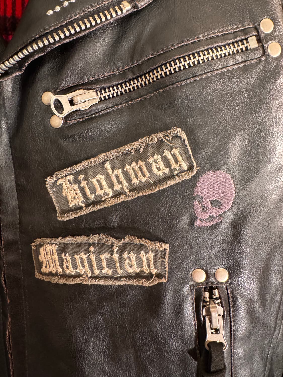 옐로우콘 라이더자켓 /faux leather 상품이미지4