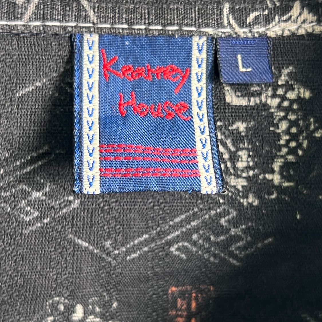 kearney house 프린팅 웨스턴 반팔 셔츠 L 상품이미지4