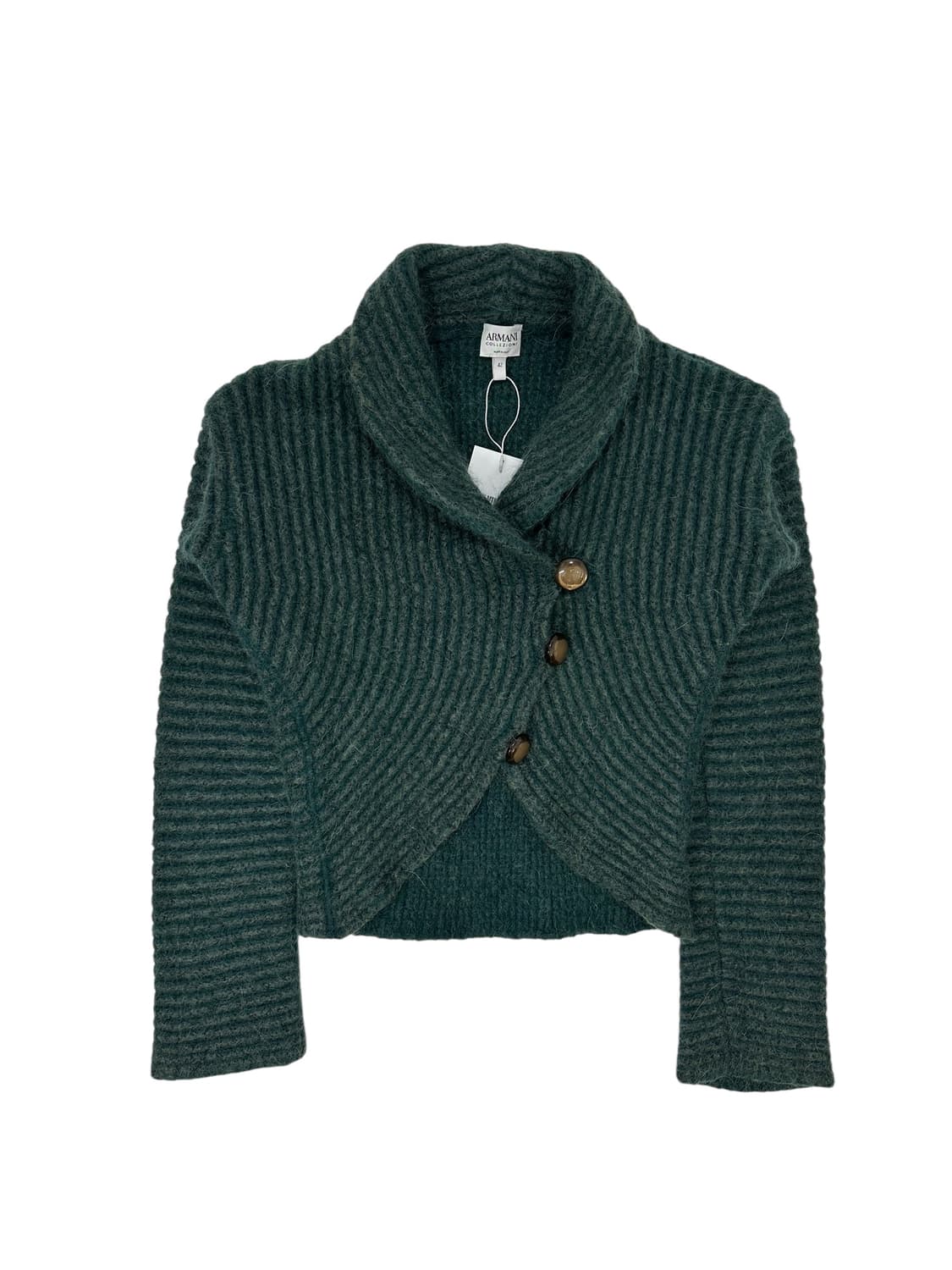 아르마니 콜레지오니 숄 버튼 니트 가디건 상품이미지1