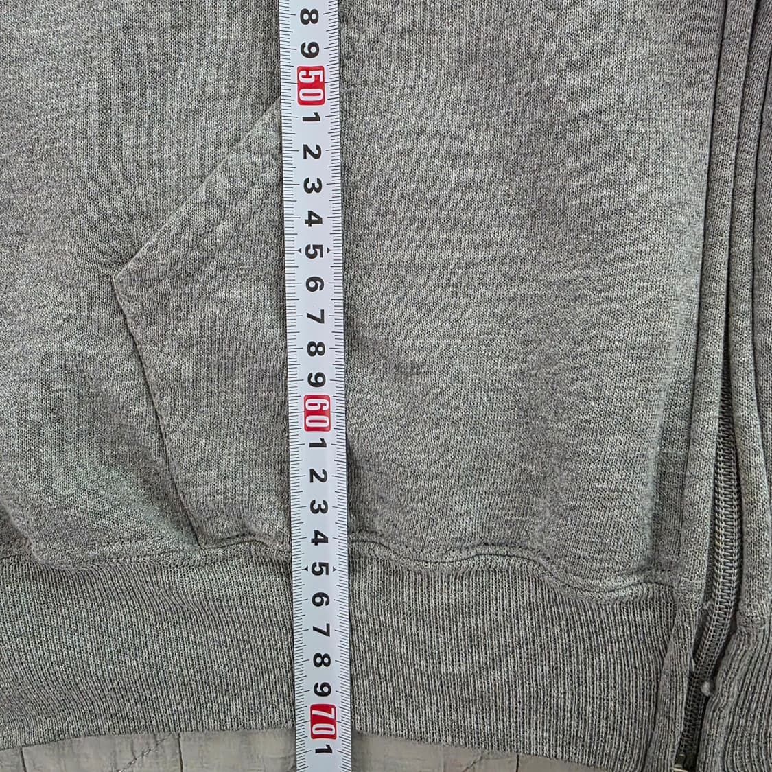 [XL] 90s 러셀 애슬레틱 후드집업 헤더 그레이 like XXL 상품이미지9