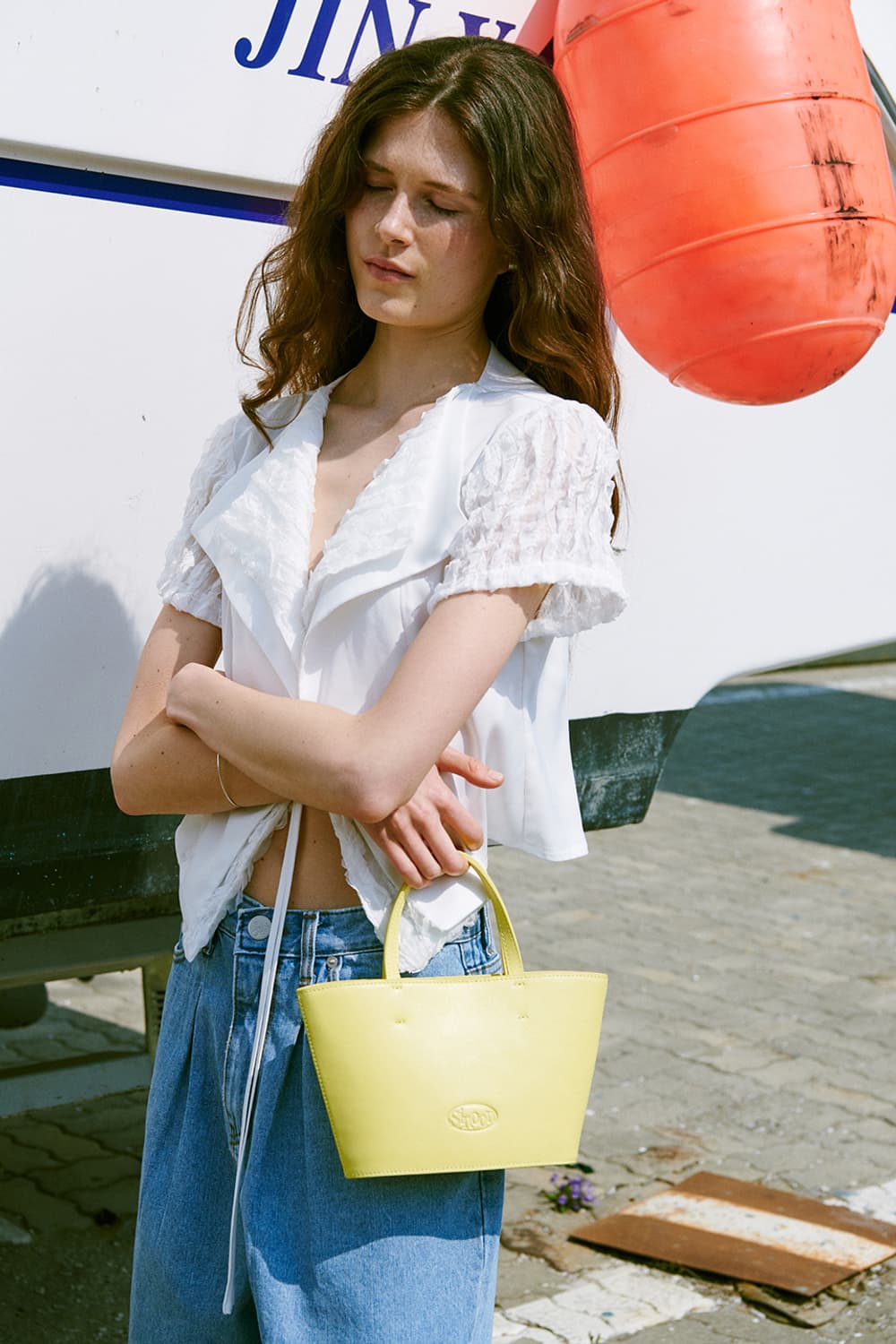 시눈 - lcae layered blouse 상품이미지3