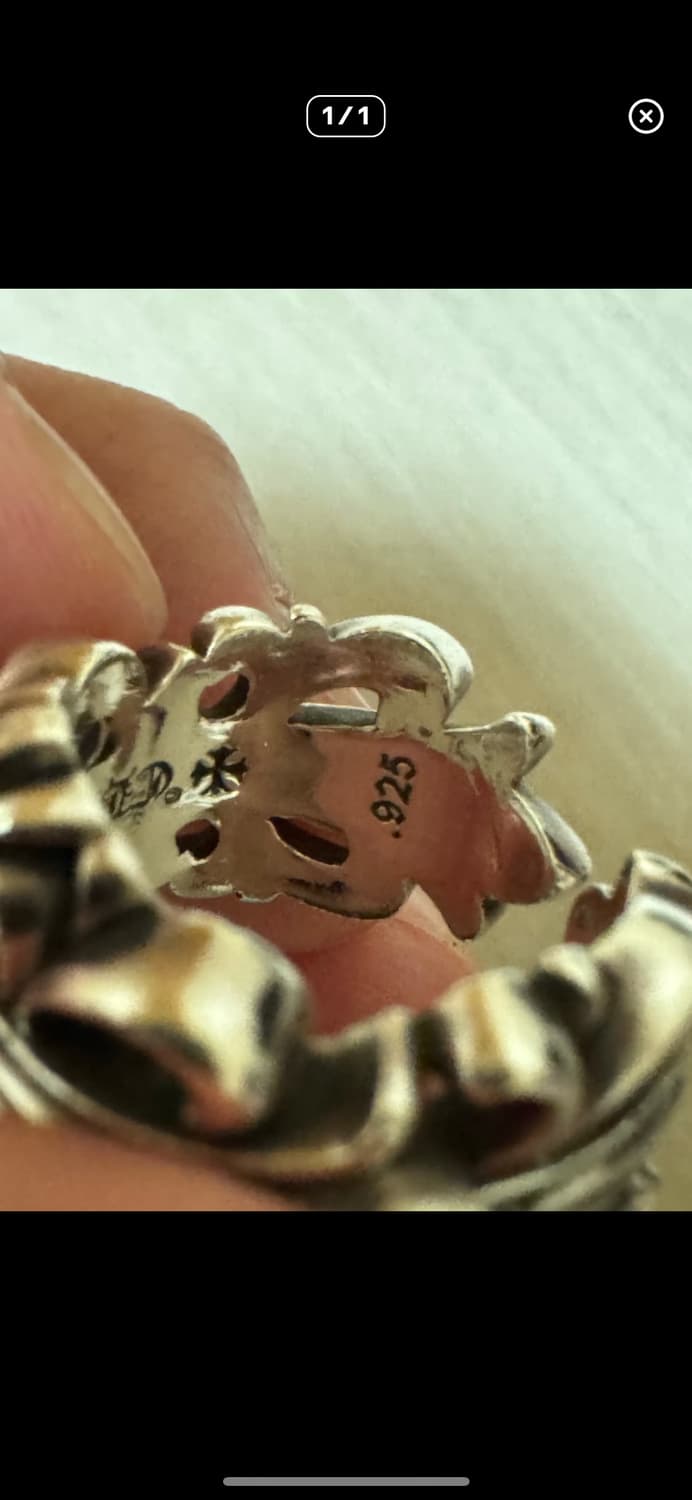 (국내14호) 크롬하츠 더블플로랄링 상품이미지5