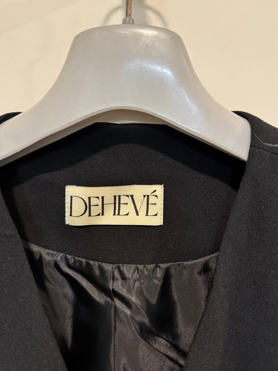 Deheve 드헤베 블랙 벨트 자켓 상품이미지5