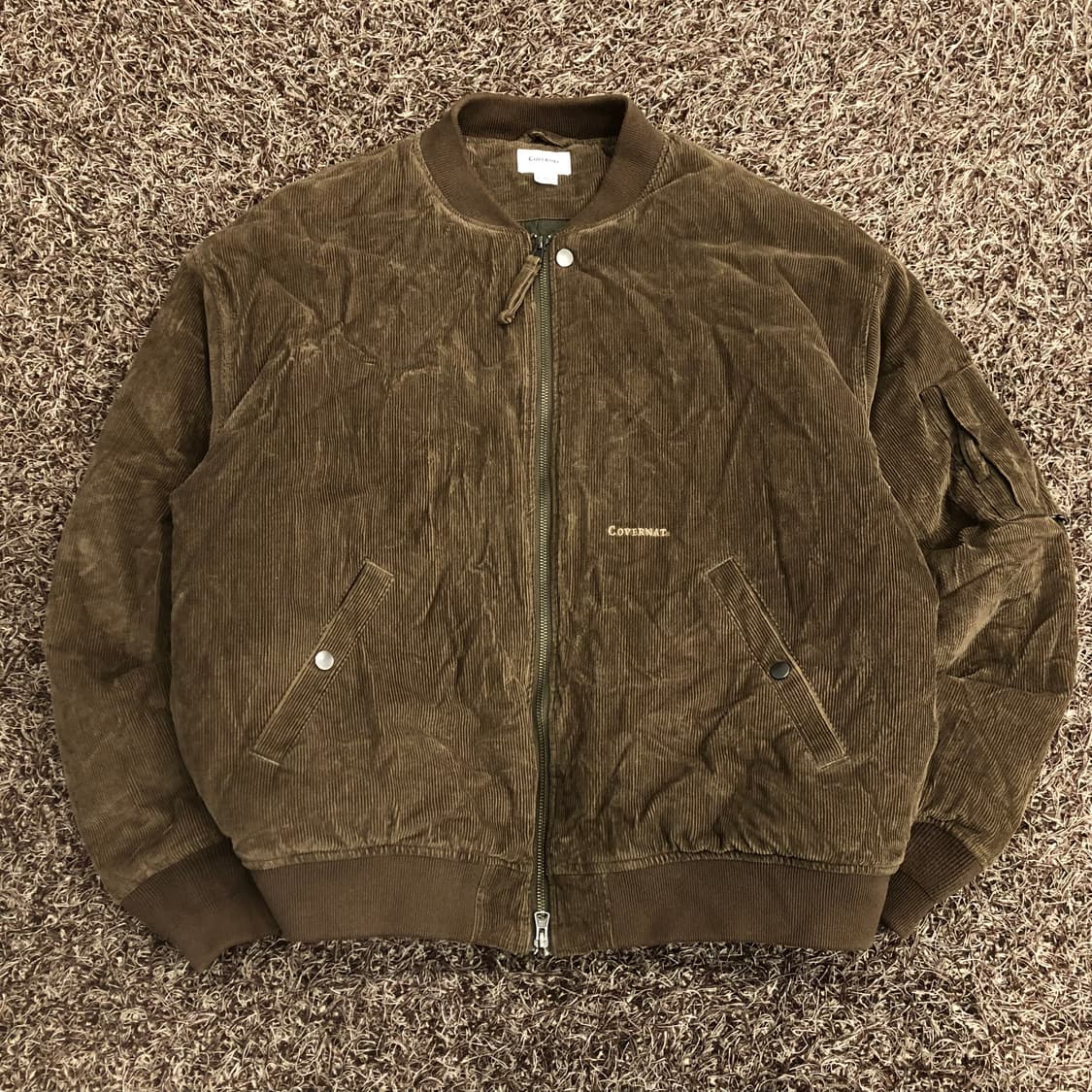 커버낫 코듀로이 투웨이 항공 블루종 자켓  상품이미지3