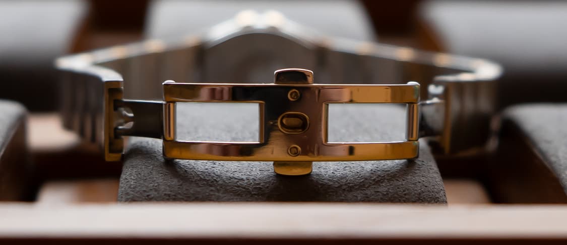 오메가 컨스틸레이션 세드나골드 마더 오브 펄 다이얼 25mm 쿼츠 시계 상품이미지5