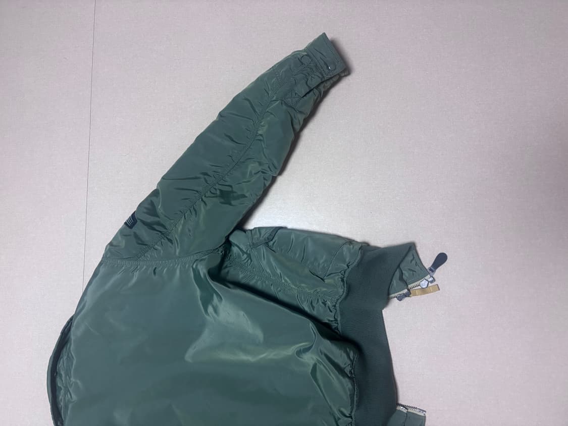 알파인더스트리 b-15 퍼 카키 봄버 자켓(105) 상품이미지6