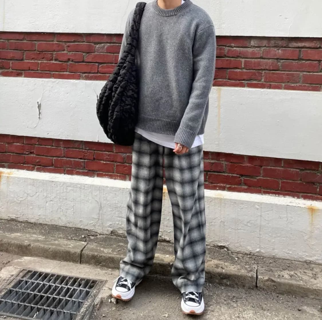 COS/체크 울 트라우저/38 상품이미지2